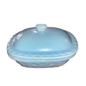Masterclass Bake Shop Mini Casserole with Lid  Light Blue 6 In